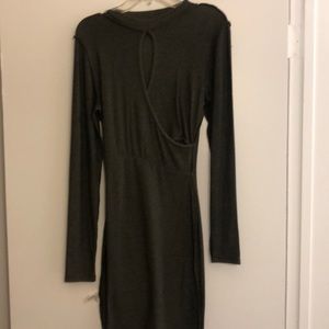 Olive green dress